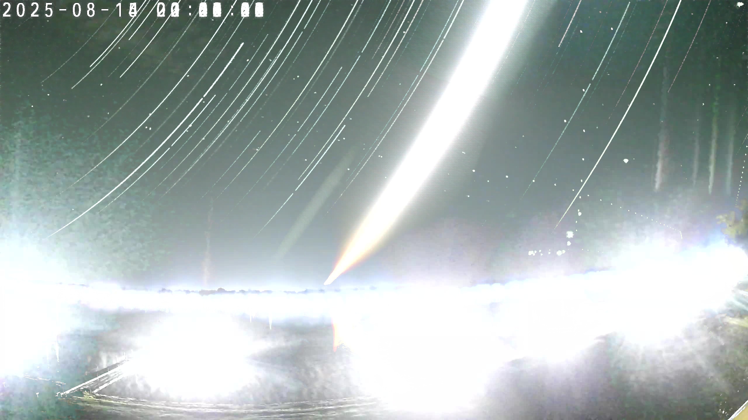 Star trails on 2025-08-14