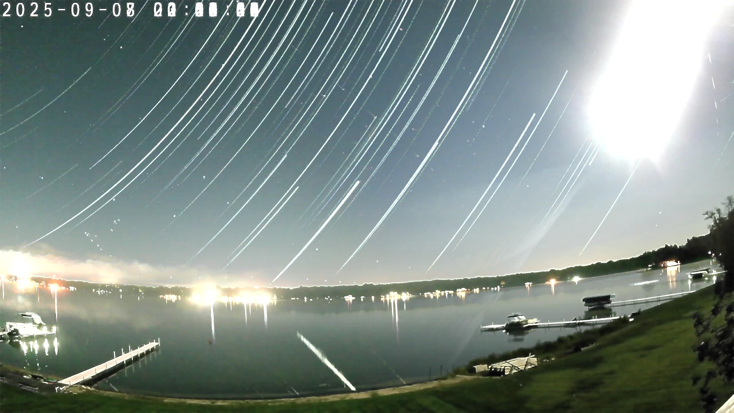 Star trails on 2025-09-07