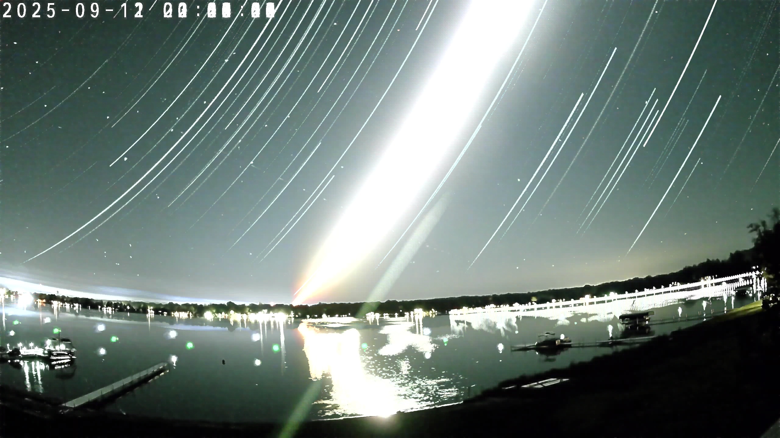 Star trails on 2025-09-11