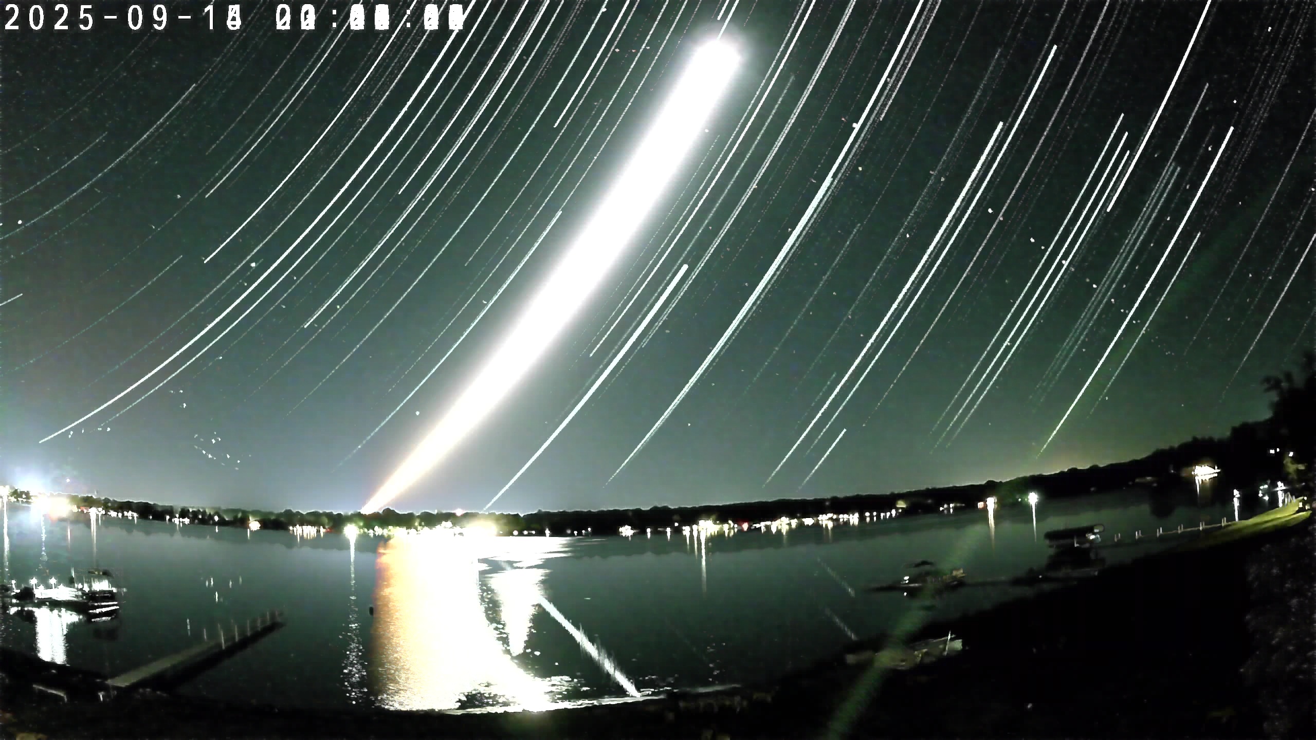 Star trails on 2025-09-14
