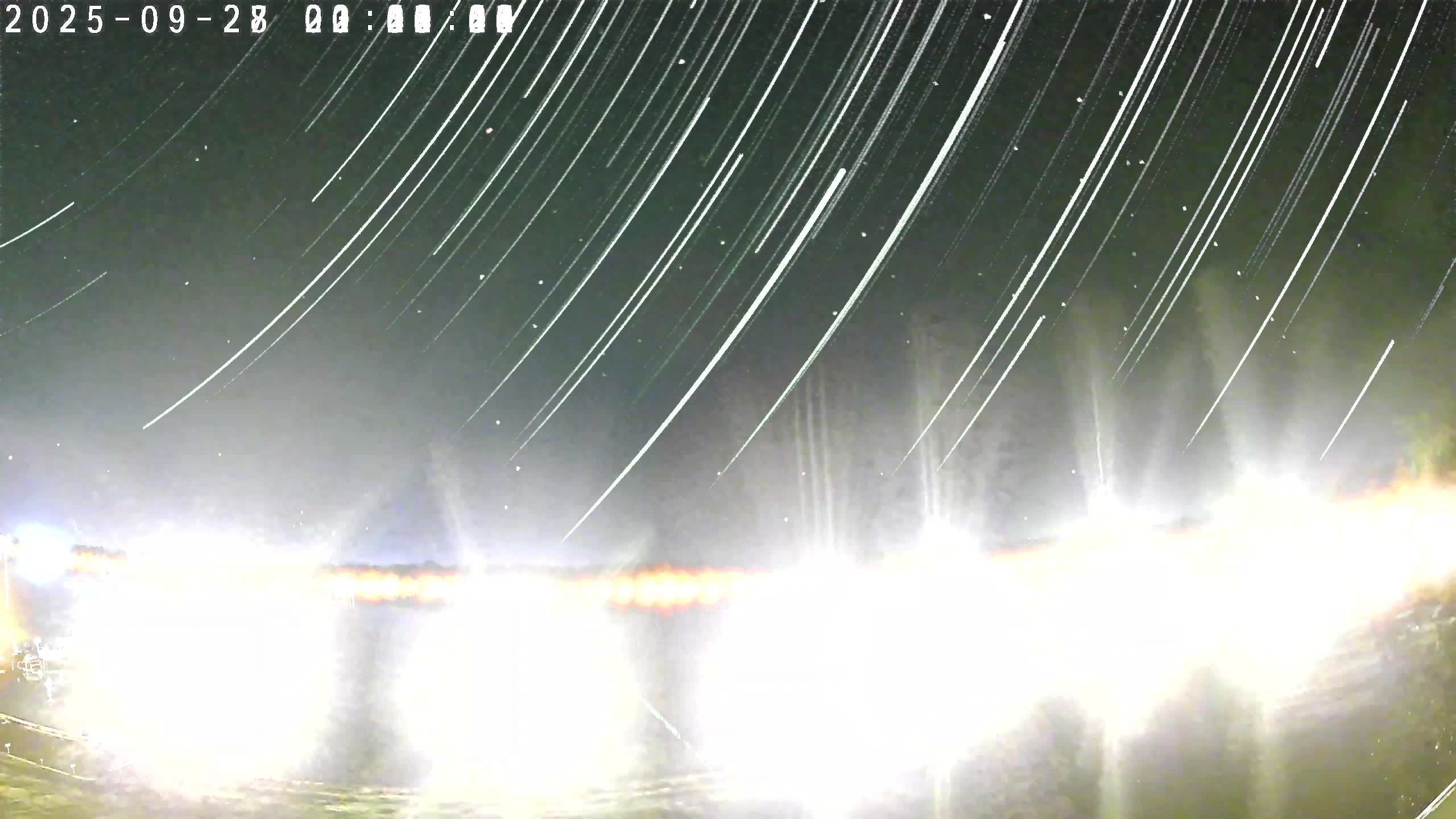 Star trails on 2025-09-27