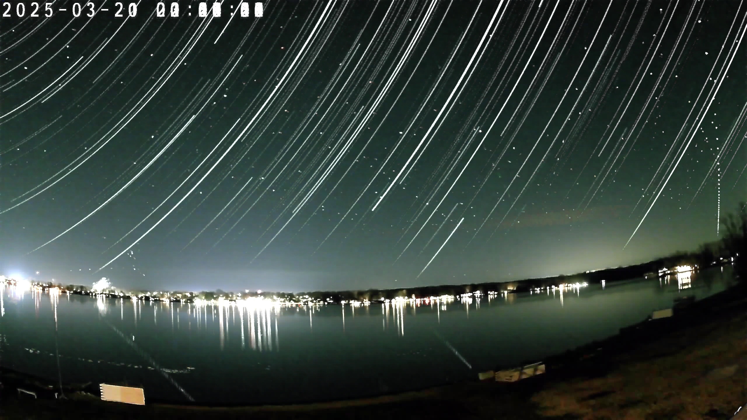 Star trails on 2025-03-20